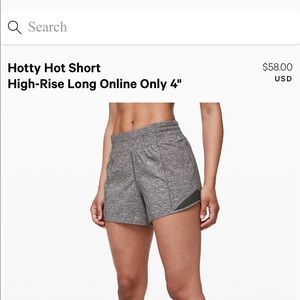ISO hotty hot shorts HIGH RISE